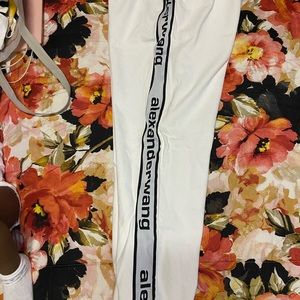 Alexander wang denim cropped bottom jogger.